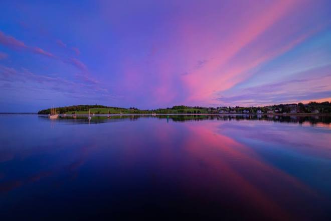 Lunenburg Sunset by James Goode Travel Photographer