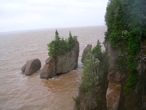 High Tide at the Flowerpot Rocks